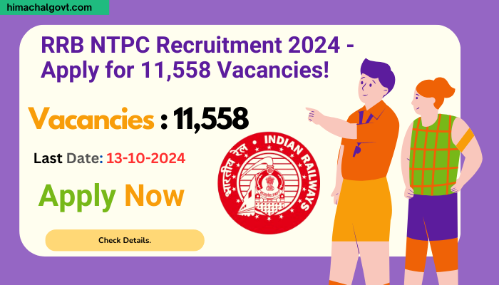 RRB NTPC Recruitment 2024