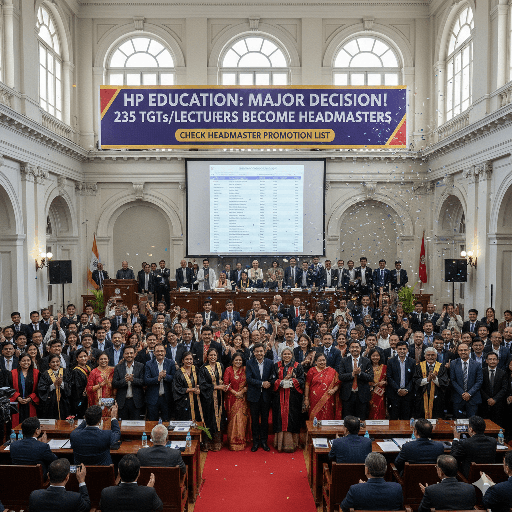 HP Education: 235 Headmaster Promote, – Headmaster Promotion List: