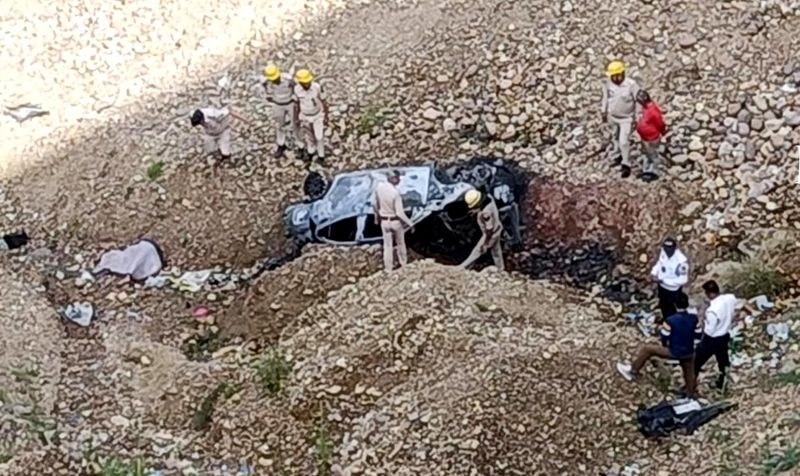 Himachal Pradesh 2 killed as car plunges into gorge near Chintpurni shrine - HimachalGovt