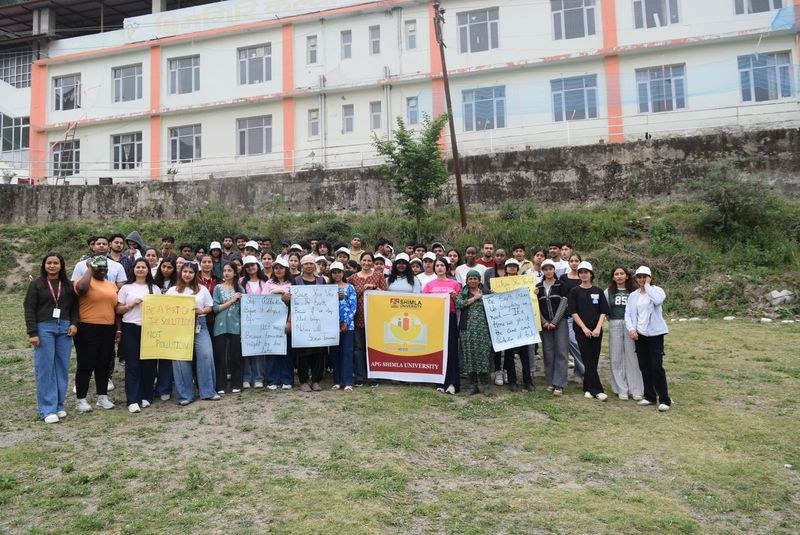 Himachal Pradesh APG Shimla University kicks off ‘Treveni Utsav’ with walkathon - HimachalGovt