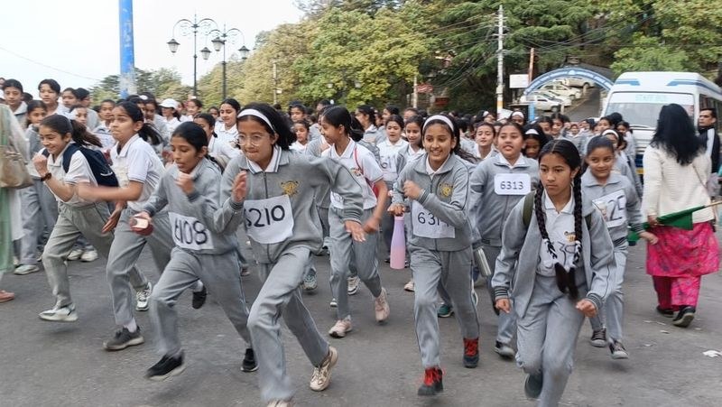 Himachal Pradesh Loreto Convent hosts marathon to boost physical, mental fitness - HimachalGovt