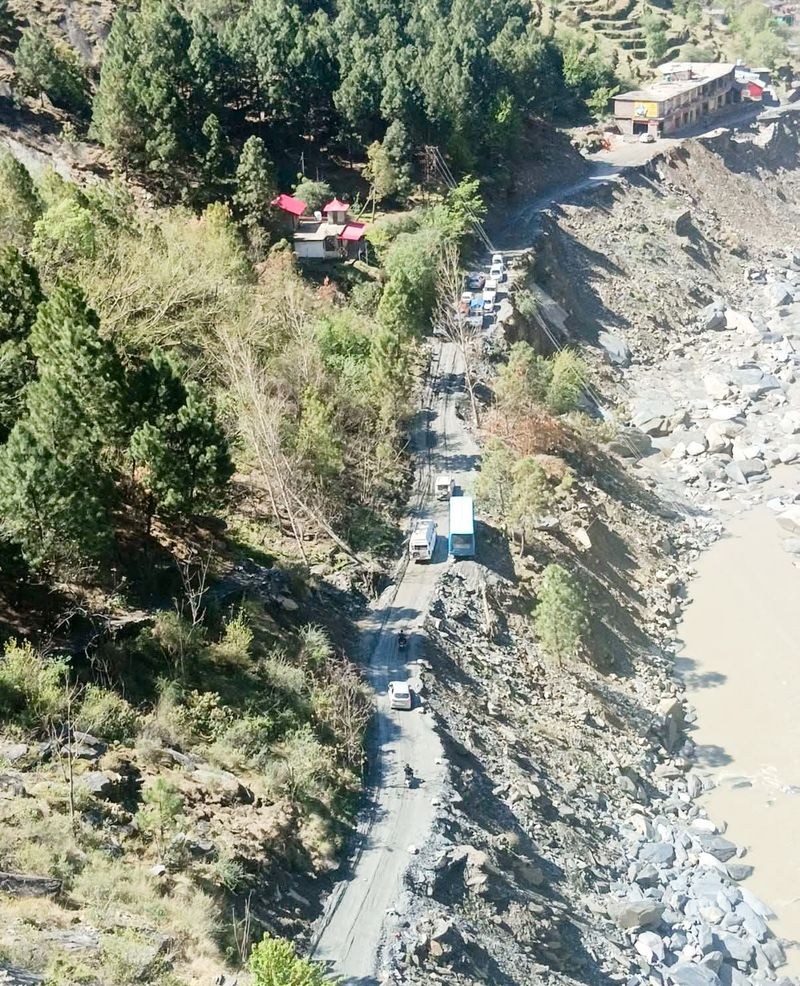 Himachal Pradesh Traffic on Chamba-Bharmour highway staggered for landslide mitigation work - HimachalGovt
