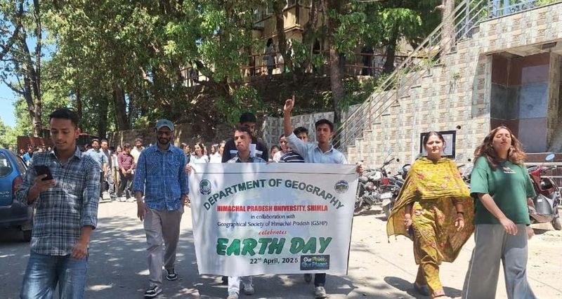 Himachal Pradesh World Earth Day marked at HPU with cleanliness drive - HimachalGovt