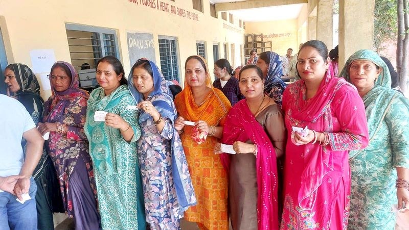 Himachal Pradesh 78.25 per cent voter turnout in Una district, highest 79.99 per cent in Amb - HimachalGovt