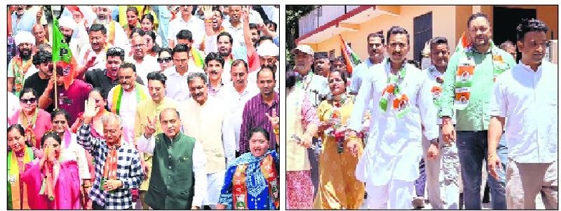Himachal Pradesh Himachal MC polls: BJP, Congress pull out all stops in Mandi as poll din ends - HimachalGovt