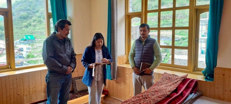 Himachal Pradesh Homestay units inspected in Lahaul to ensure compliance with new norms - HimachalGovt