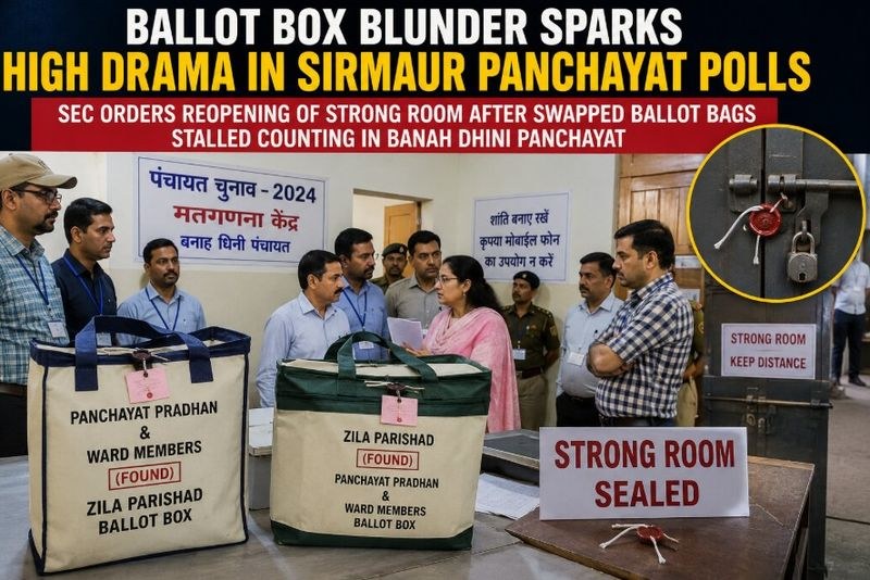 Himachal Pradesh State Election Commission steps in after ballot bag mix-up in Sirmaur - HimachalGovt