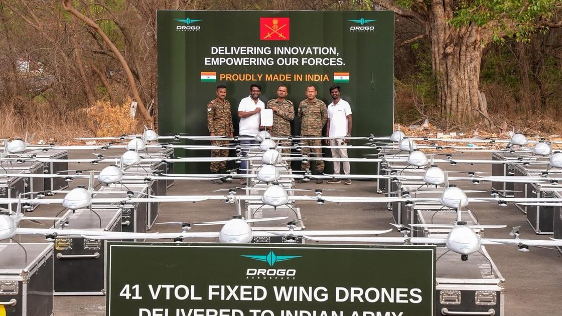 Drogo Aerospace JK 250e drones delivered to Indian Army