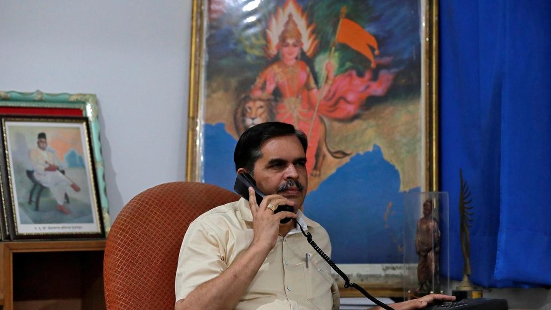 Ashwani Mahajan, SJM national co-convenor, addressing media