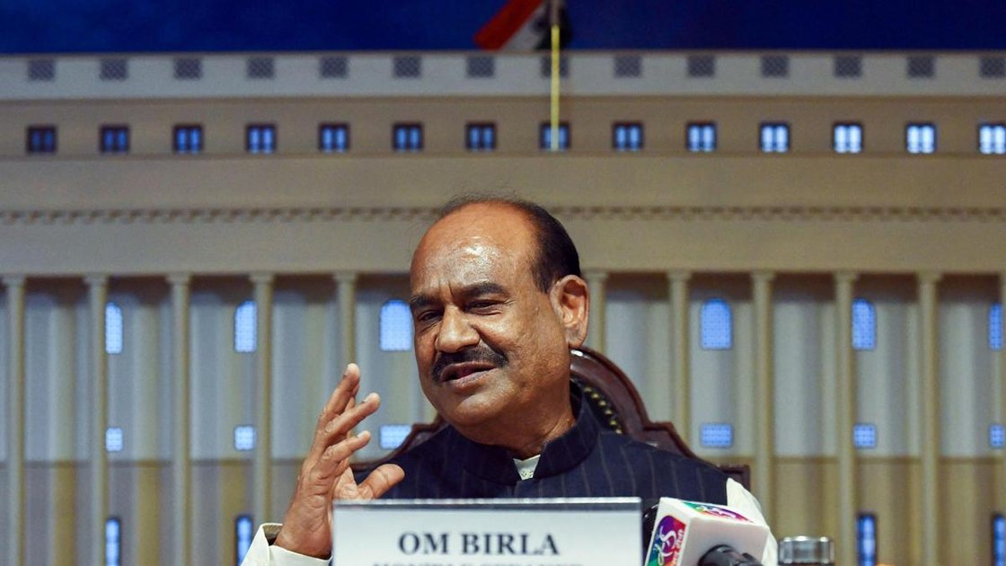 लोकसभा अध्यक्ष ओम बिरला की फाइल फोटो