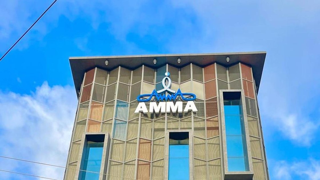 AMMA office in Kochi with a file photo