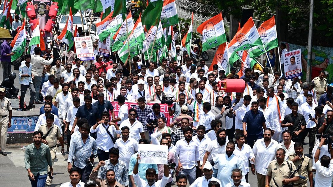 Congress party launches nationwide youth campaign against paper leaks and exam irregularities, led by Rahul Gandhi