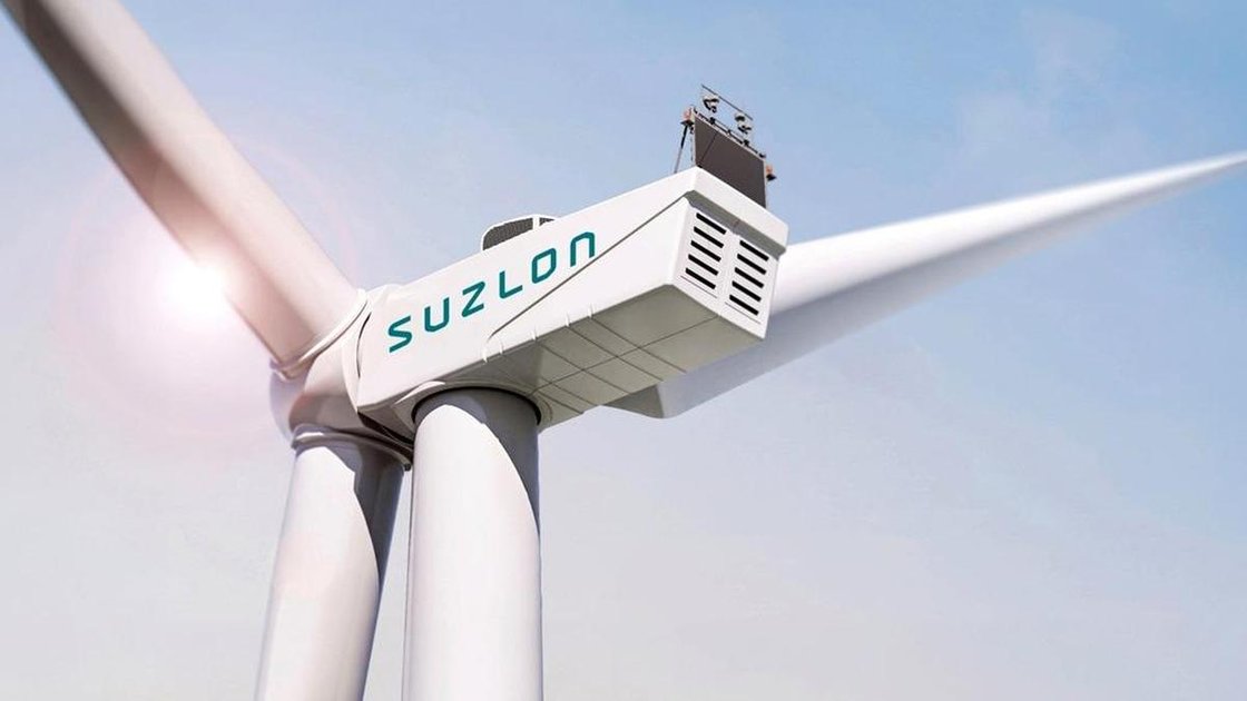 Suzlon S175 5 MW wind turbine installed in Vijayanagar district, Karnataka