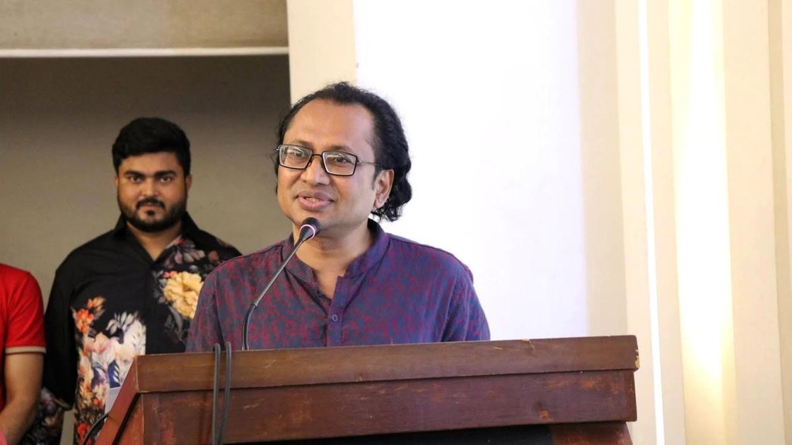 Zahed Ur Rahman, Information and Broadcasting Adviser to Bangladesh Prime Minister Tarique Rahman, at an event