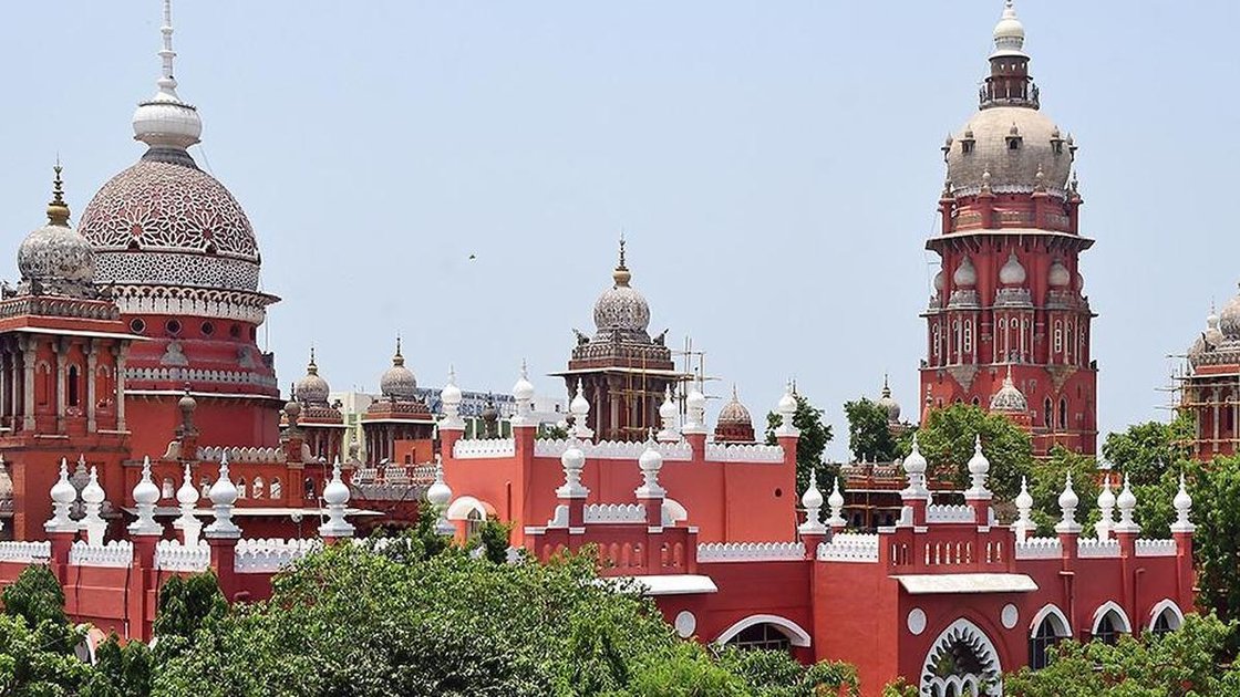 Madras High Court building in Chennai