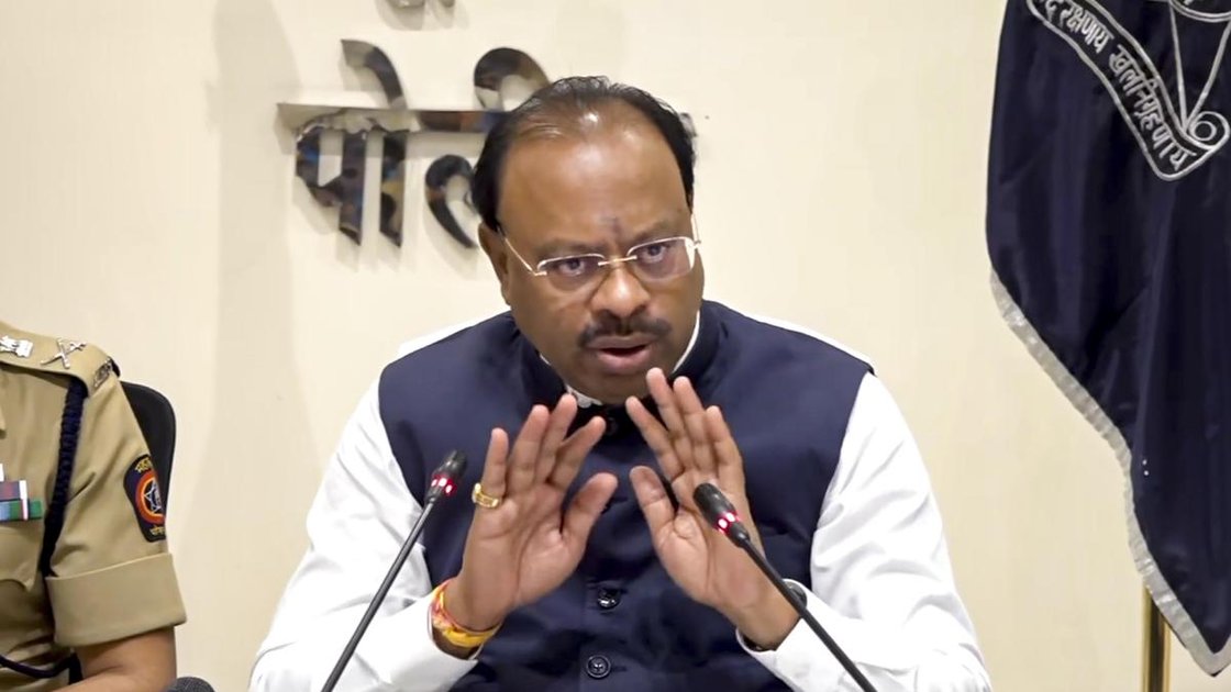 Maharashtra BJP president Chandrashekhar Bawankule addressing media in Nagpur