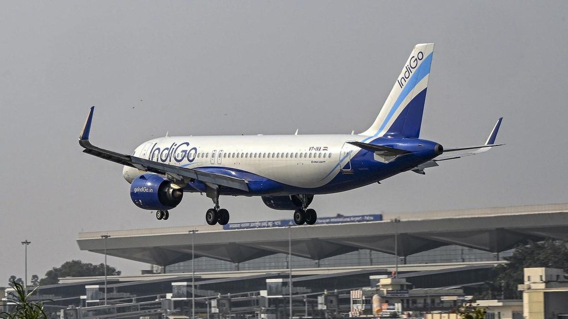 IndiGo aircraft on tarmac at Lucknow airport