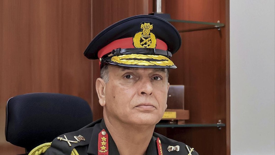 Lieutenant General Dhiraj Seth in uniform
