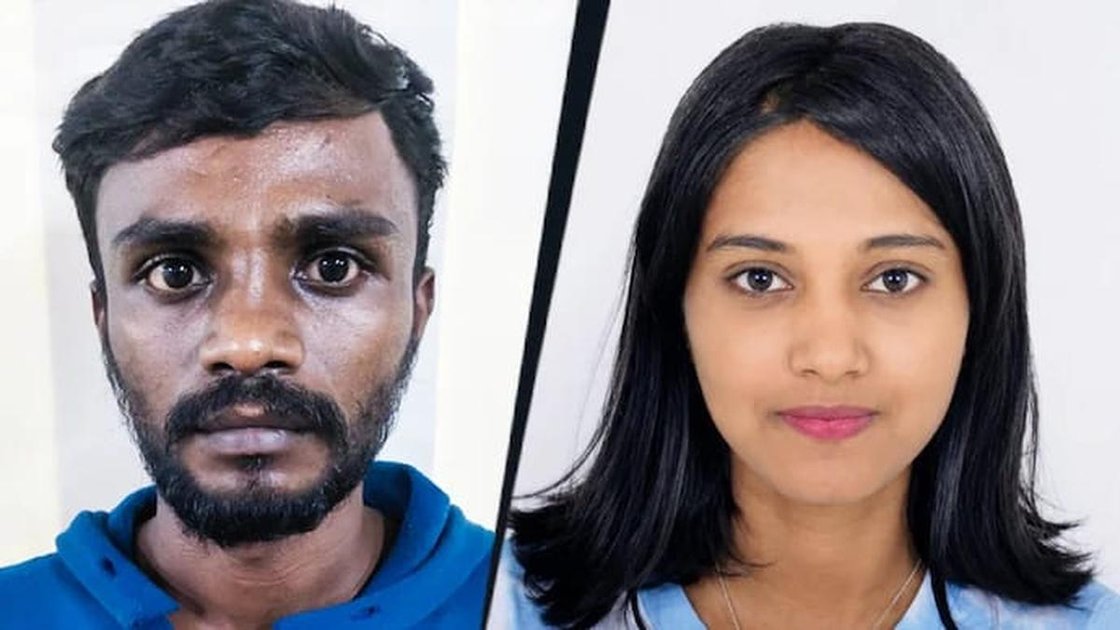 बेंगलुरु मल्लेश्वरम हत्या मामले में आरोपी शरत और पीड़िता अनुषा की फाइल फोटो