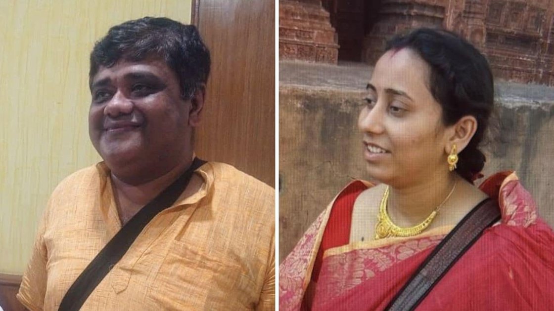NCPI के अध्यक्ष उत्तिया कुंडू और खजांची शेवली कुंडू की तस्वीर