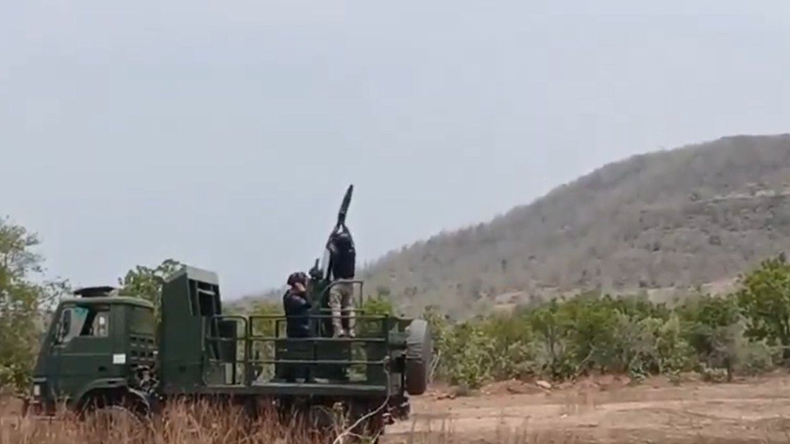 गरुड़ास्त्र 120mm वाहन-माउंटेड मोर्टार सिस्टम का प्रदर्शन