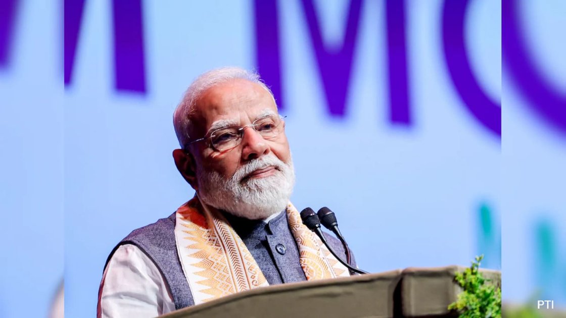 Prime Minister Narendra Modi releasing the 23rd installment of the PM-Kisan Samman Nidhi