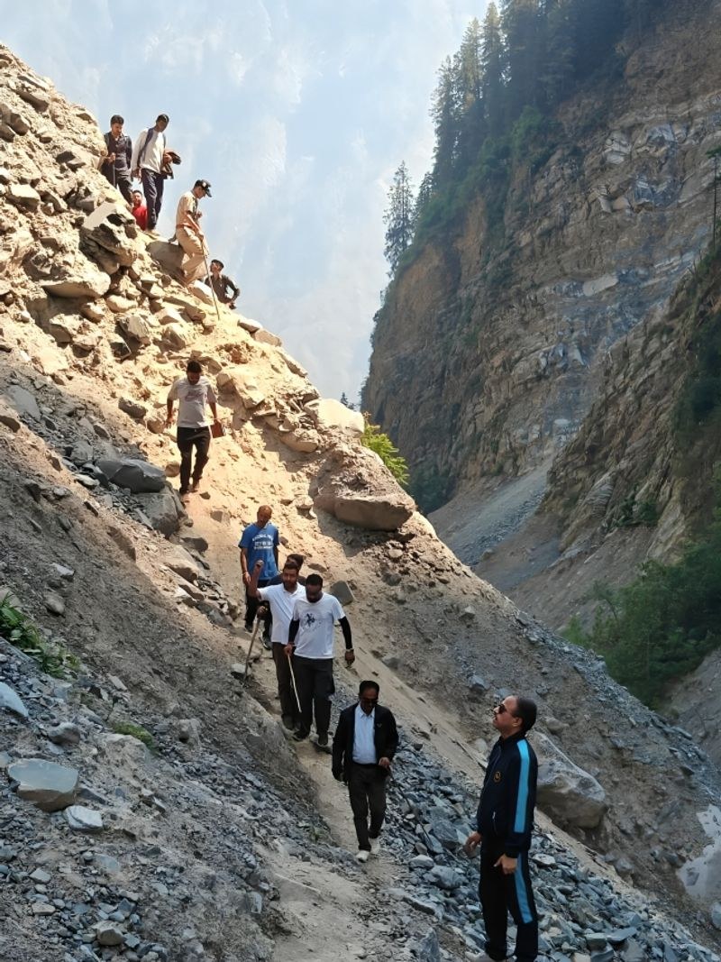 Himachal Pradesh Bharmour admn steps up Manimahesh Yatra preparations, ADM inspects trek route - HimachalGovt