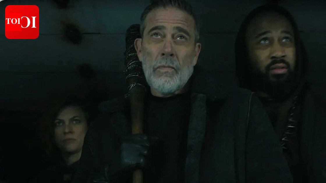 The Walking Dead Season 12 promotional image with zombies and main characters
