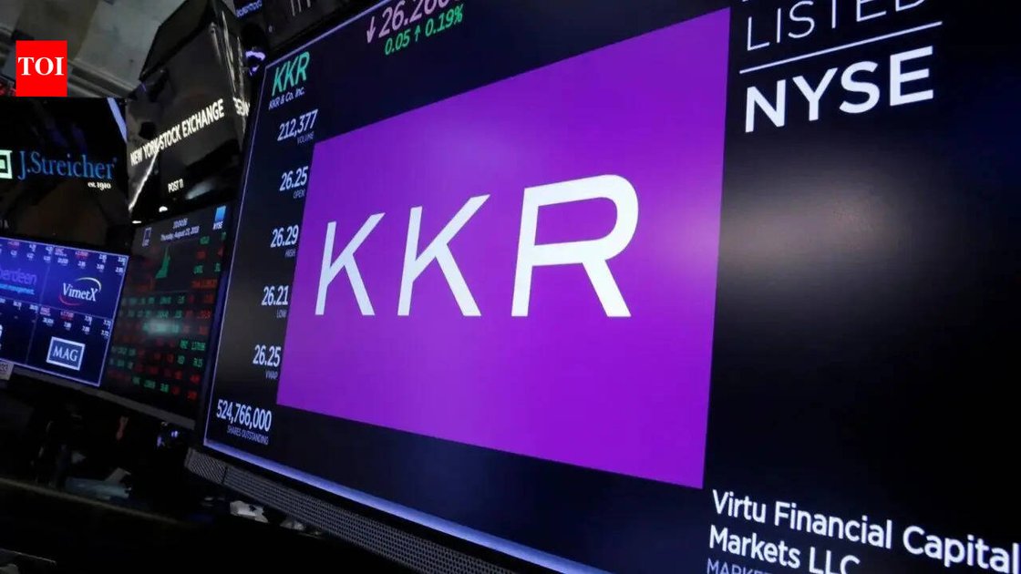 KKR logo and financial charts representing leveraged deals and treasuries in 2021