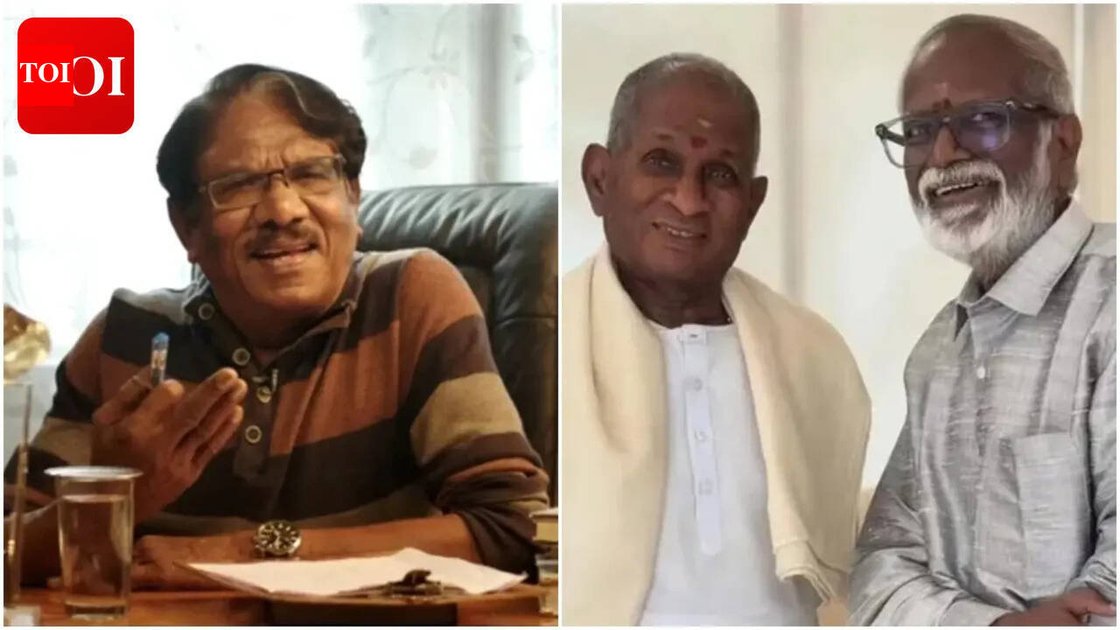 Ilaiyaraaja, Gangai Amaran और Bharathiraja की फाइल फोटो